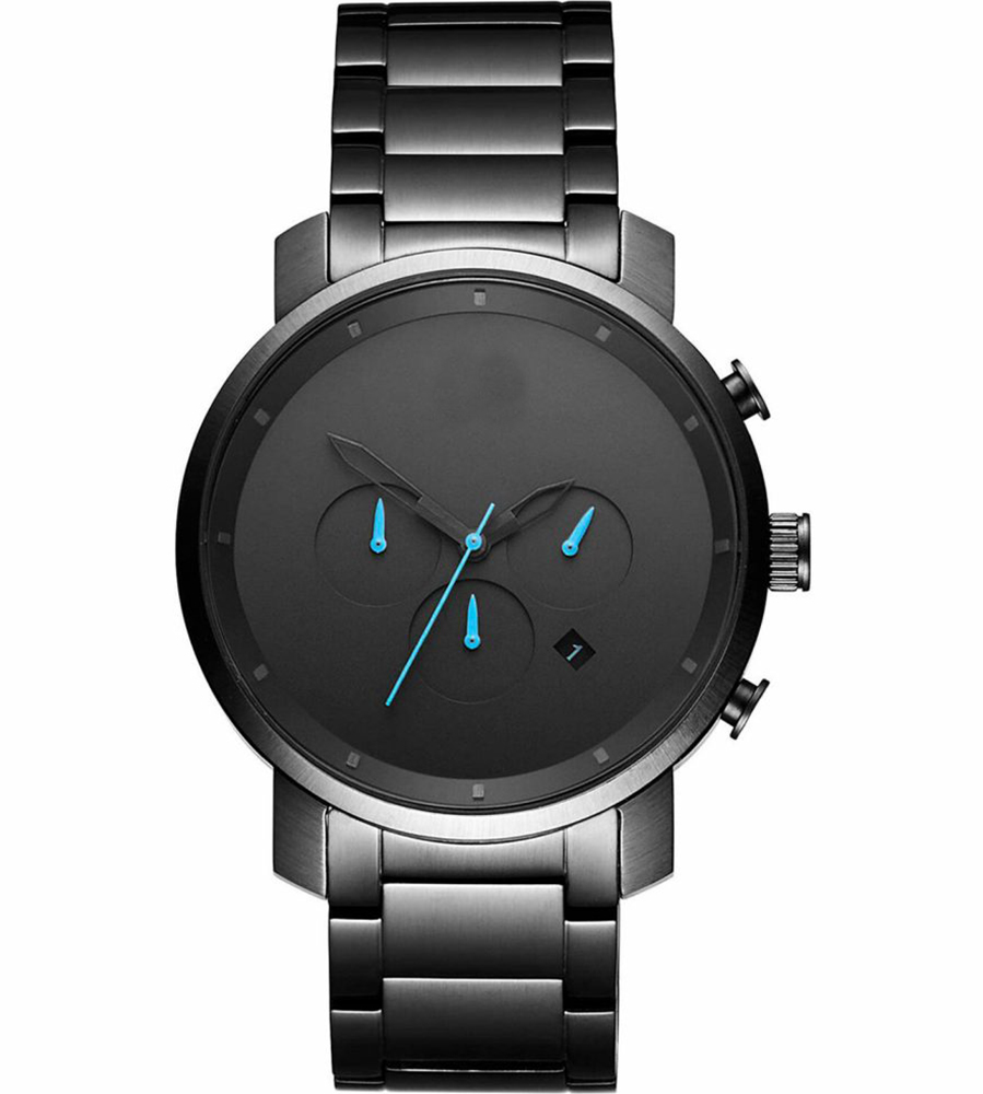 Collider Hybrid Hr Smartwatch Black Dial